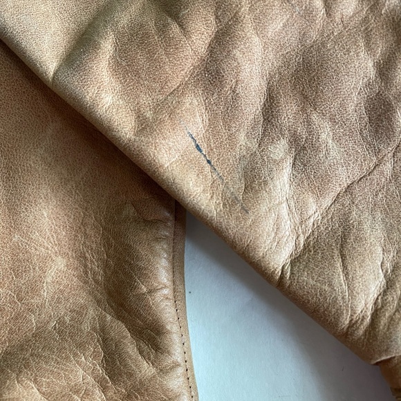 Lucky Brand Brown Tan Leather Boots Womens Size 10 - Picture 7 of 7